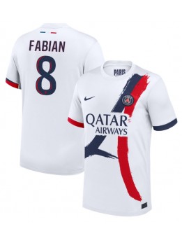 Paris Saint-Germain Fabian Ruiz #8 Auswärtstrikot 2024-25 Kurzarm